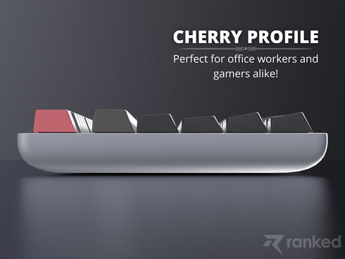 Teclas PBT en blanco premium